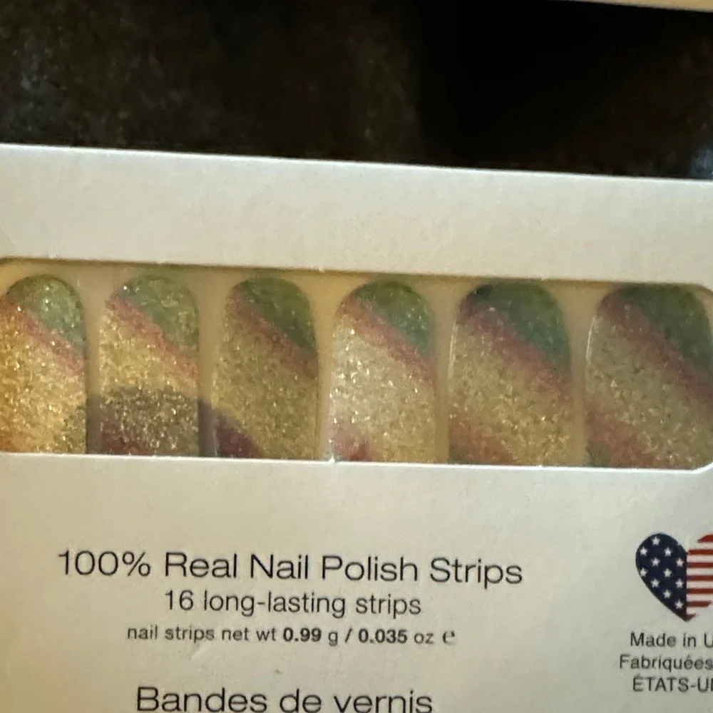 Retired Color Street Striped and Glitter Nail Strips - Picture 4 of 9